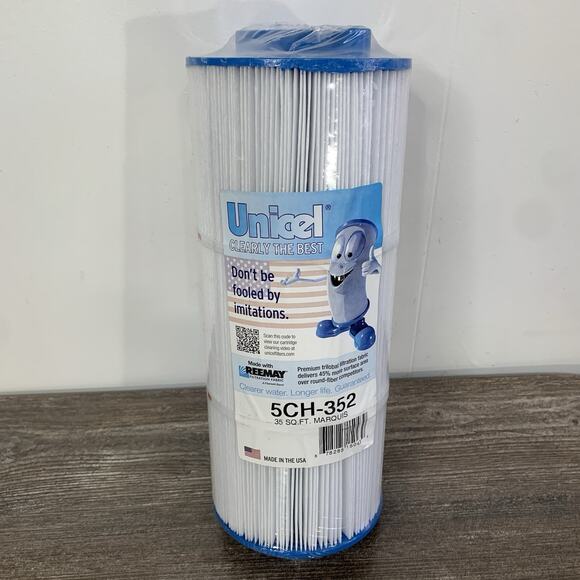 Unicel 5CH-352 Replacement 35 SqFt Filter Cartridge for Hot Tub Spa, 151 Pleats - Picture 1 of 2